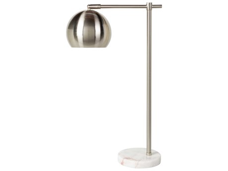 Livabliss by Surya Hartford Metallic Nickel Desk Lamp