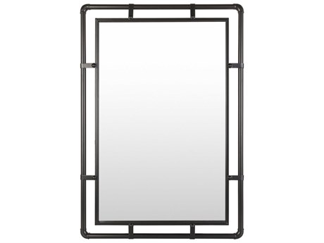 Livabliss by Surya Indus Black Wall Mirror Rectangular