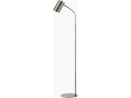 Livabliss by Surya Ivel Silver Gray Metal Floor Lamp