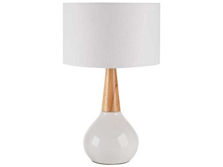 Livabliss by Surya Kent White Table Lamp