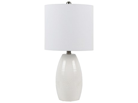 Livabliss by Surya Liara White Table Lamp