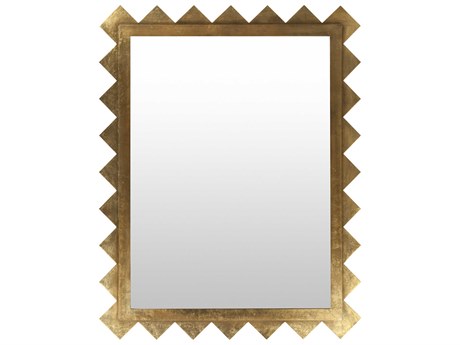 Livabliss by Surya Harrison Gold Wall Mirror Rectangular