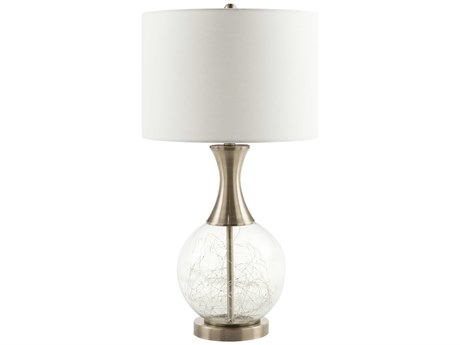 Livabliss by Surya Mittag Clear Nickel Buffet Lamp