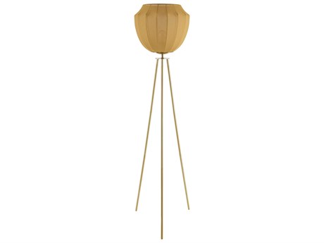 Livabliss by Surya Nokomis Metallic Gold Floor Lamp
