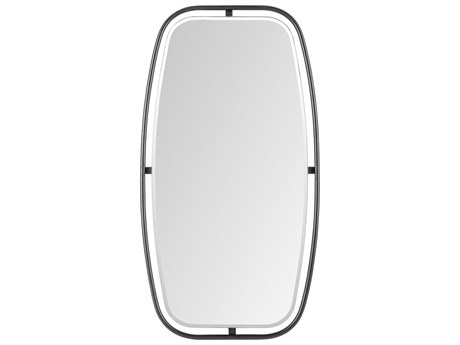 Livabliss by Surya Girona Black Wall Mirror Rectangular