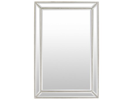 Livabliss by Surya Pemberton Gilded Metallic Silver Rectangular Wall Mirror