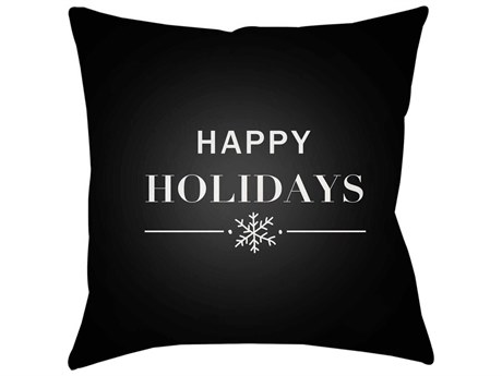 Livabliss by Surya Happy Holidays Pillow