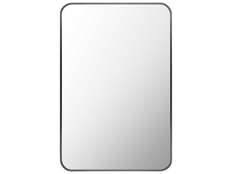 Livabliss by Surya Aranya Black Wall Mirror Rectangular