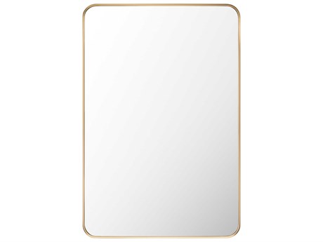 Livabliss by Surya Aranya Gold Wall Mirror Rectangular