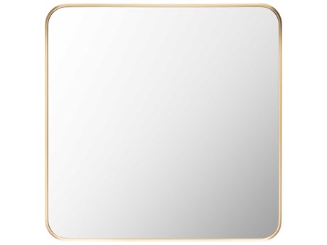 Livabliss by Surya Aranya Gold Wall Mirror Square