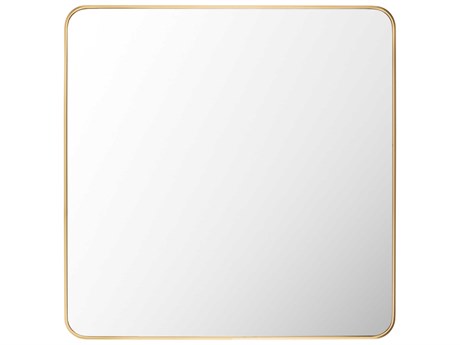 Livabliss by Surya Aranya Gold Wall Mirror Square
