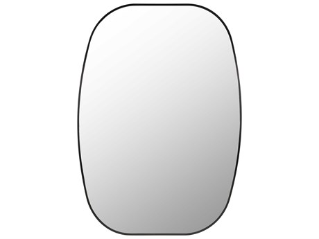 Livabliss by Surya Aranya Black Wall Mirror Oval