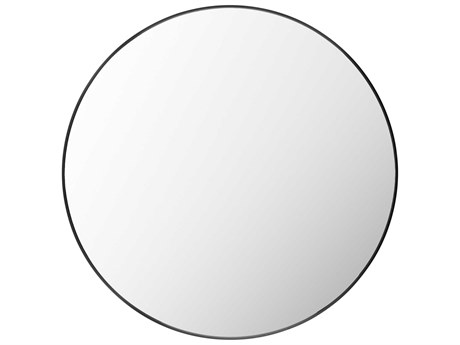 Livabliss by Surya Aranya Black Wall Mirror Round