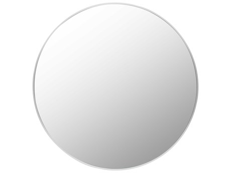 Livabliss by Surya Aranya White Wall Mirror Round