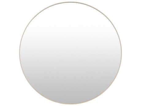Livabliss by Surya Aranya Natural Brown Round Wall Mirror