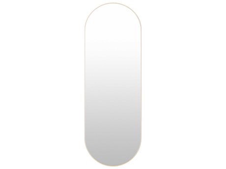 Livabliss by Surya Aranya Natural Brown Oval Floor Mirror