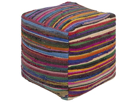 Livabliss by Surya Renzo Beige Upholstered Ottoman