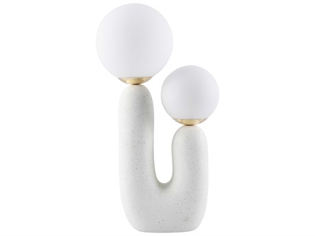 Livabliss by Surya Sedeum White Table Lamp