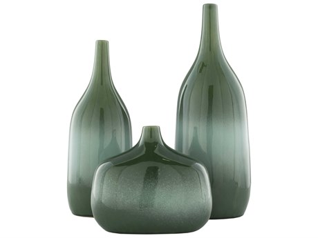 Livabliss by Surya Sparta Green Vase (Set of 3)