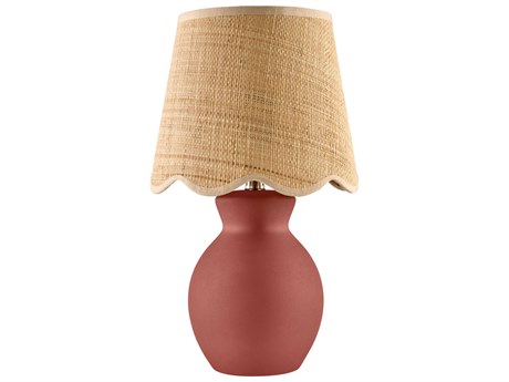 Livabliss by Surya Stella Diminuta Brick Red Table Lamp