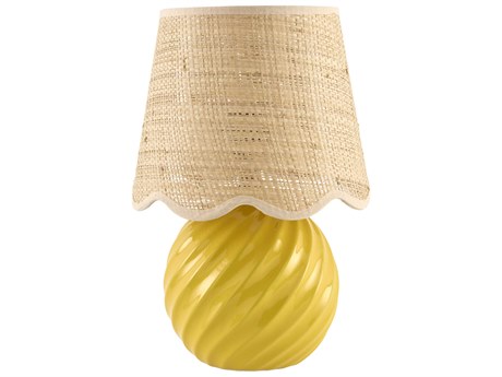 Livabliss by Surya Stelvio Bright Yellow Table Lamp