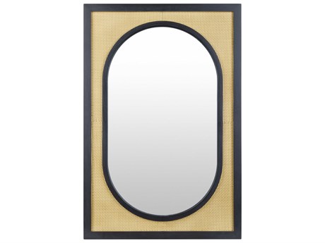 Livabliss by Surya Sulawesi Black Wall Mirror Rectangular