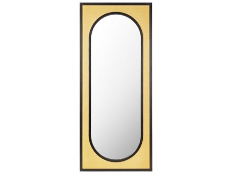 Livabliss by Surya Sulawesi Black Floor Mirror Rectangular