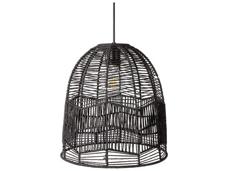 Livabliss by Surya Vega 1-Light Black Pendant