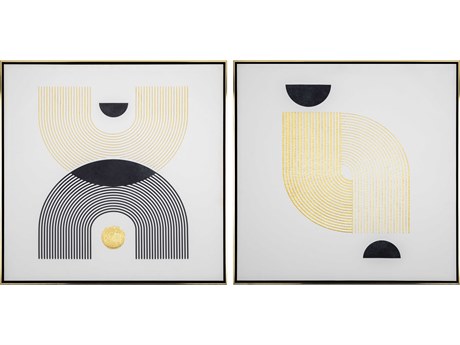 Livabliss by Surya Wesleyan Framed Art (Set of 2)