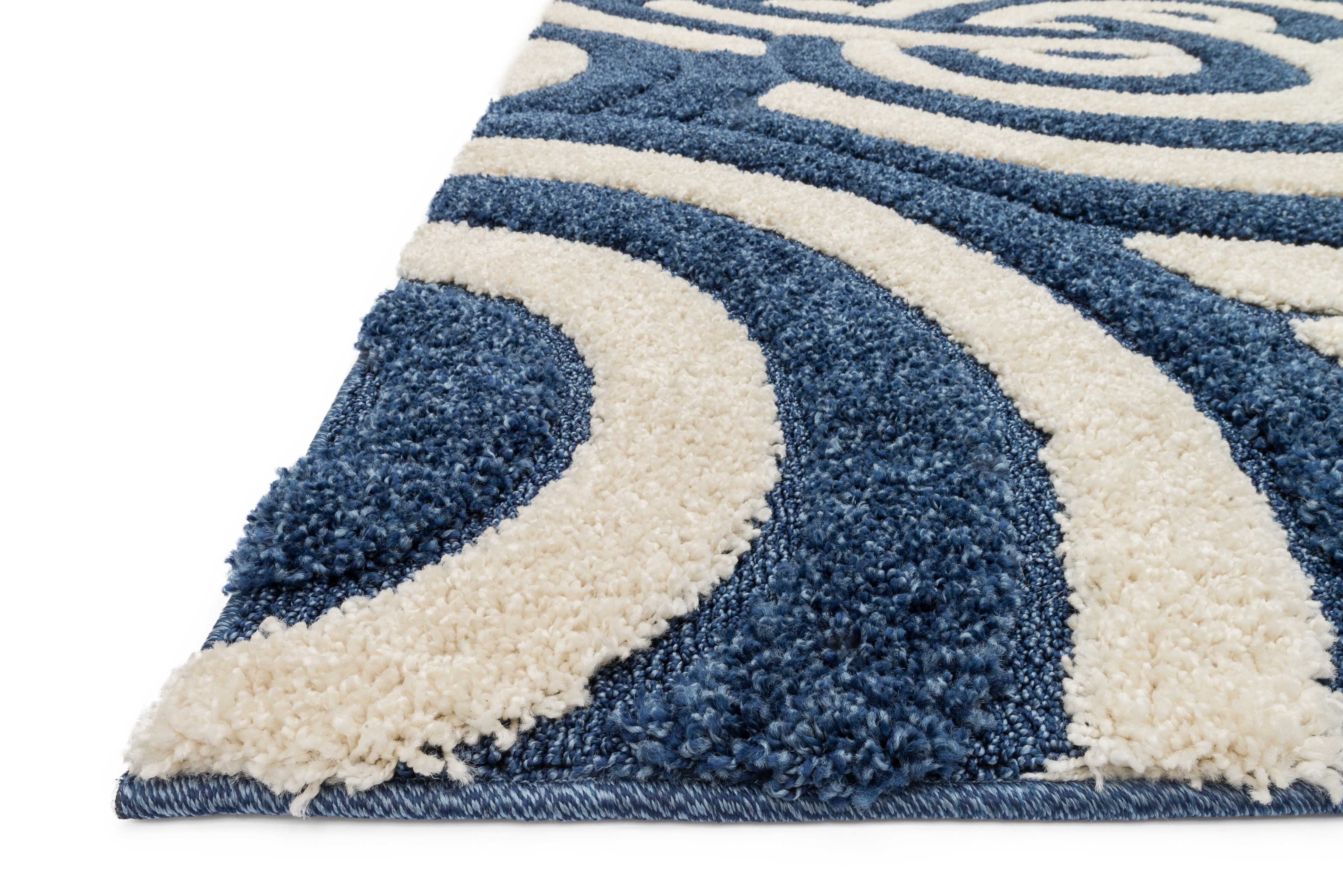 Loloi Rugs Enchant EN17 Navy / Ivory Area Rug LLENCOEN17NVIVREC