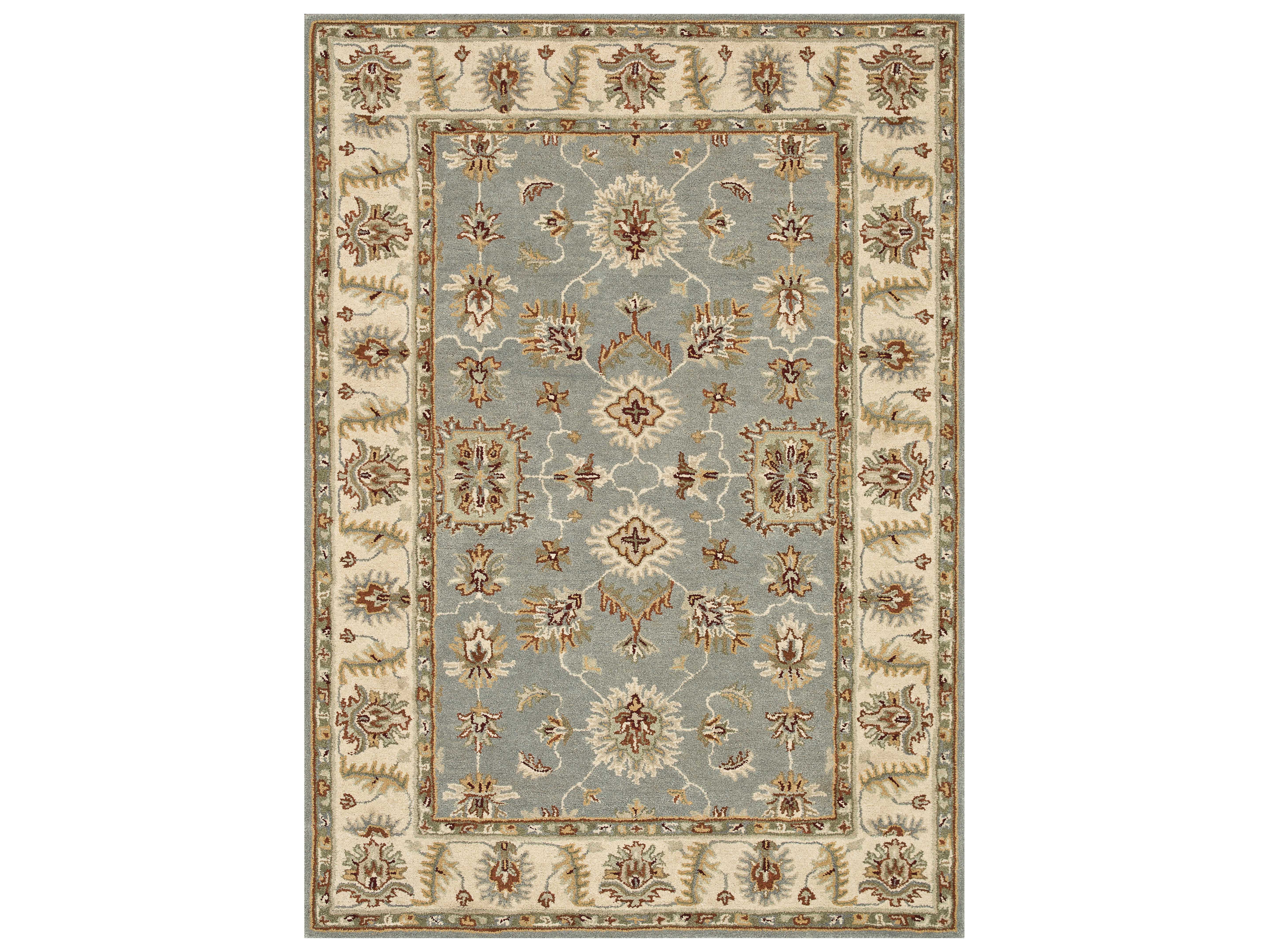 Loloi Rugs Fairfield HFF05 Rectangular Slate / Cream Area Rug