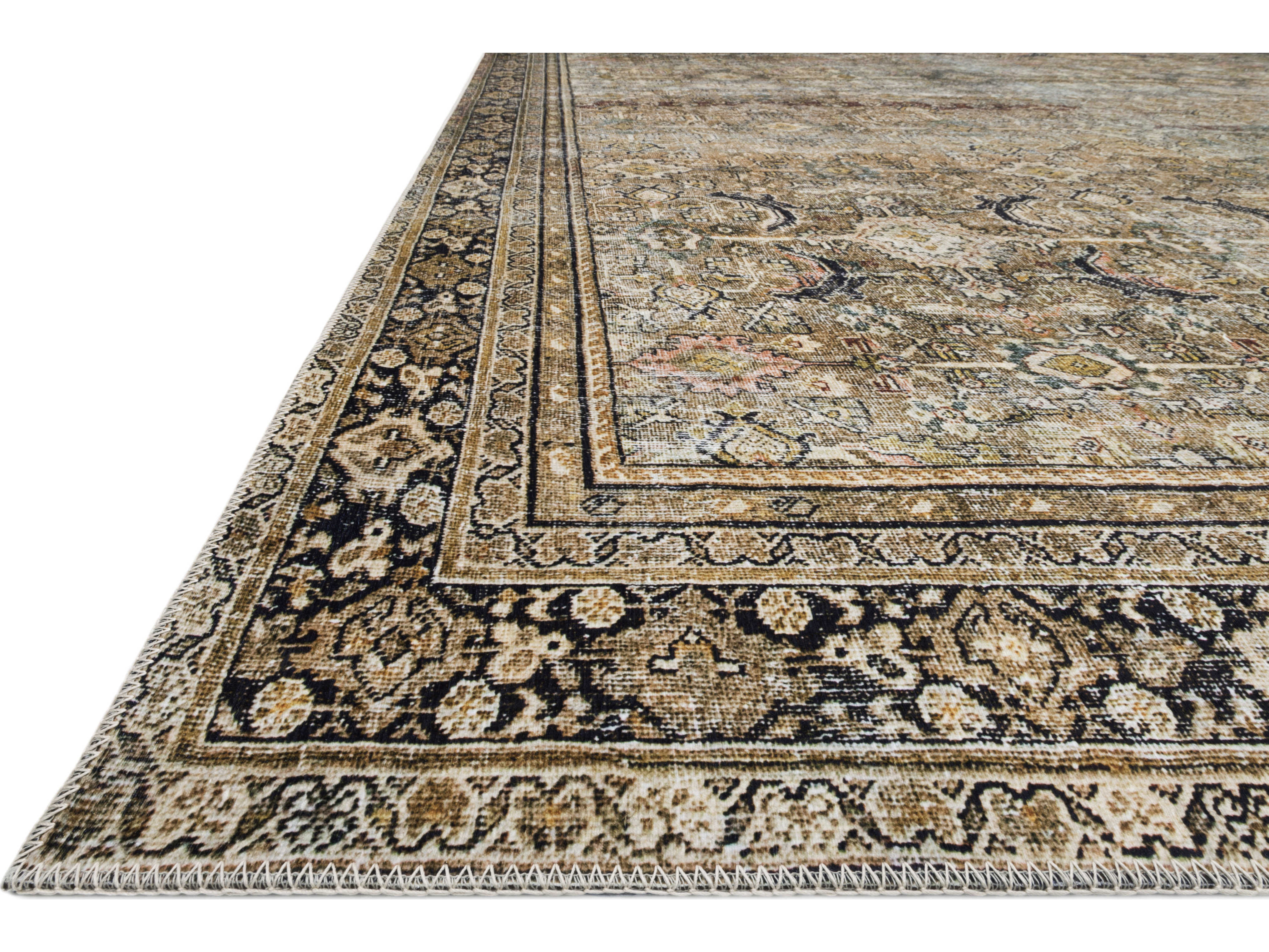Loloi II Rugs Layla Olive / Charcoal Rectangular Area Rug