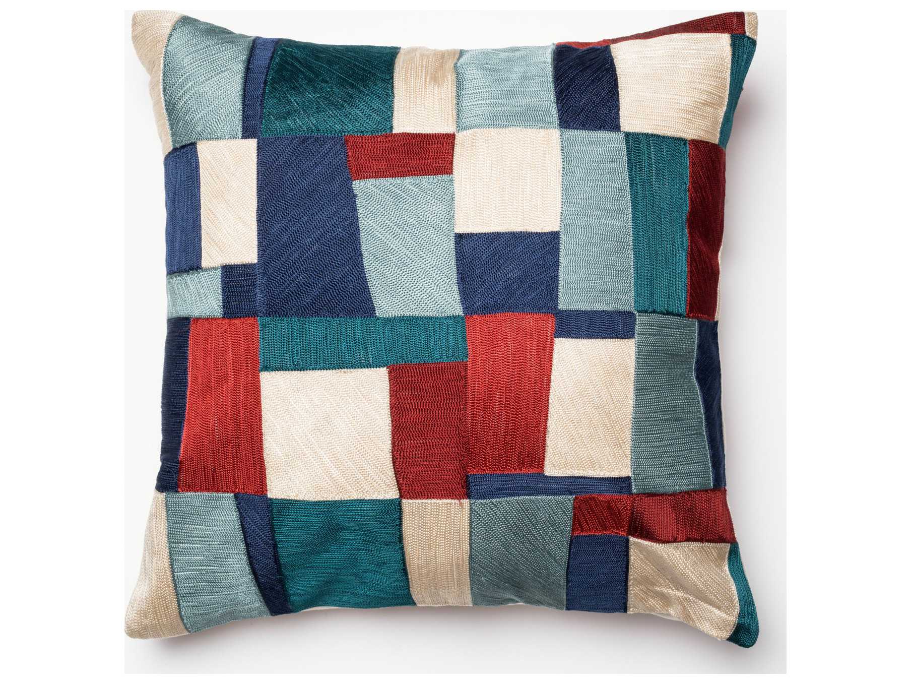 Loloi Rugs 18'' Square Blue Pillow (Sold in 4) LLP0023BBMLPIL1