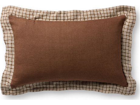 Loloi Rugs Brown Pillow