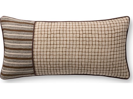 Loloi Rugs Brown Pillow