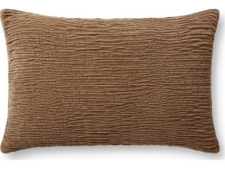 Loloi Rugs Brown 16" x 26" Pillow Cover