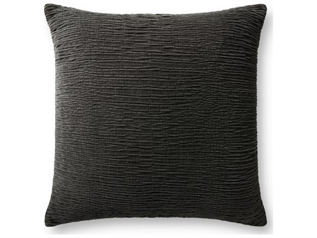 Loloi Rugs Charcoal 22" x 22" Pillow Cover