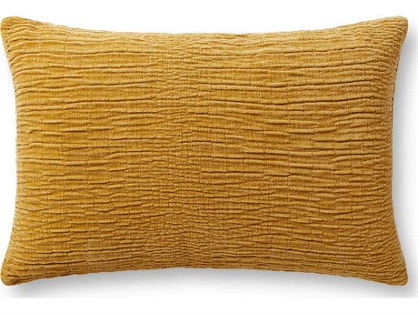 Loloi Rugs Gold 13" x 21" Pillow Cover