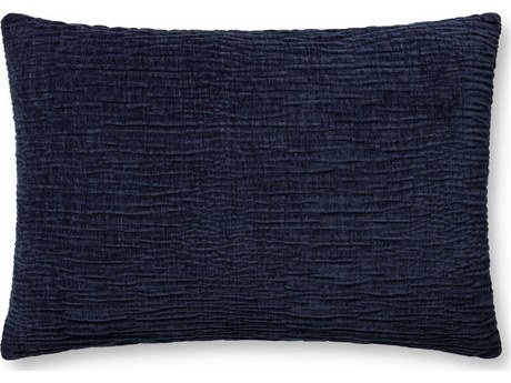 Loloi Rugs Navy 16" x 26" Pillow Cover