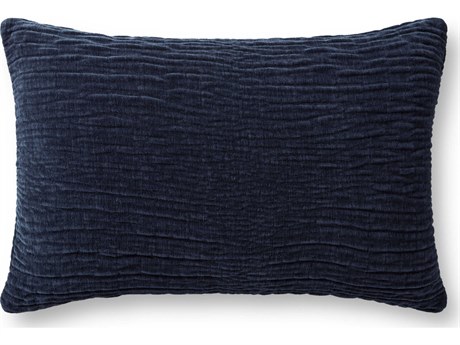 Loloi Rugs Navy 13" x 21" Pillow Cover