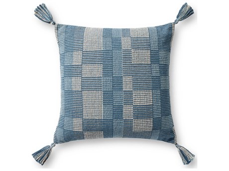 Loloi Rugs Blue 20" x 20" Pillow