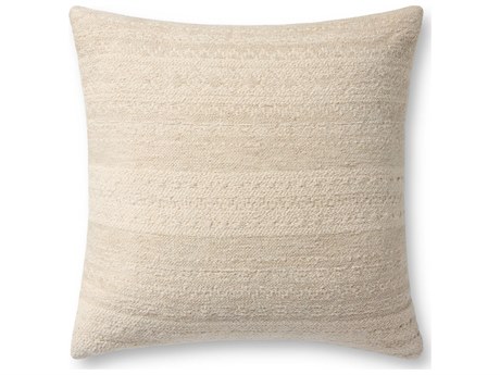 Loloi Rugs Natural 20" x 20" Pillow