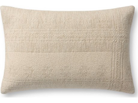 Loloi Rugs Natural 21" x 13" Pillow