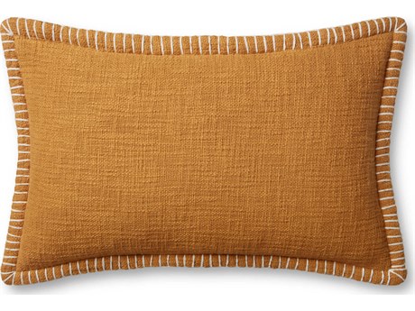 Loloi Rugs Gold 13" x 21" Pillow