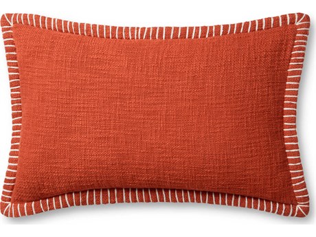 Loloi Rugs Orange 13" x 21" Pillow