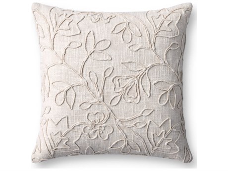 Loloi Rugs Natural 18" x 18" Pillow