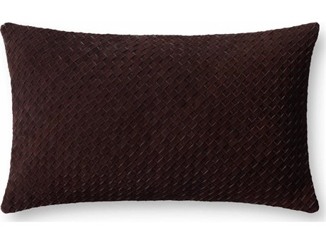 Loloi Rugs Brown 21" x 13" Pillow