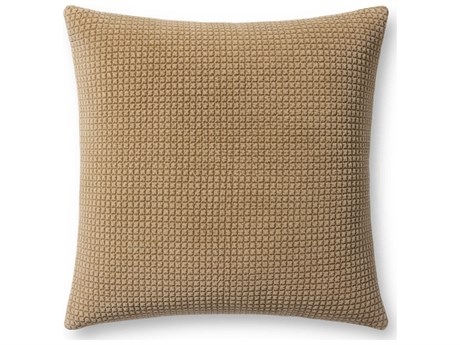 Loloi Rugs Tan 22" x 22" Pillow