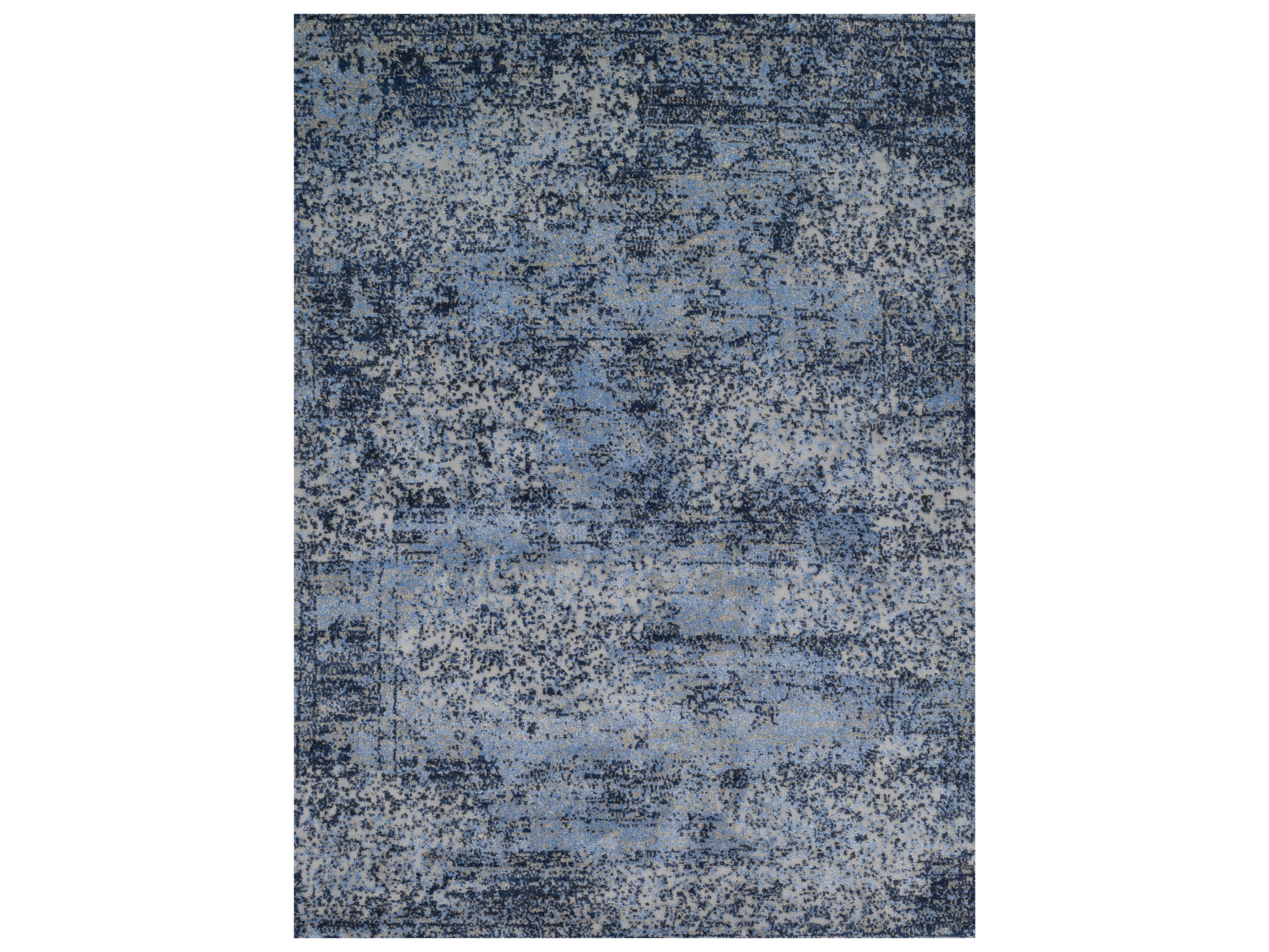 Loloi Rugs Viera VR 06 Rectangular Light Blue Grey Area Rug