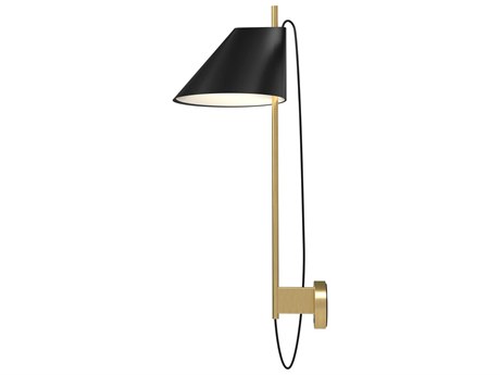 Louis Poulsen Yuh Brass Black Wall Sconce